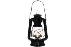4LIVING MYRSKYLYHTY LED LEPATTAVA LIEKKI MUSTA 24,5 CM