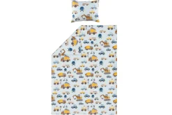 4LIVING PUSSILAKANASETTI BIILI JUNIOR 120X160CM, 50X60CM