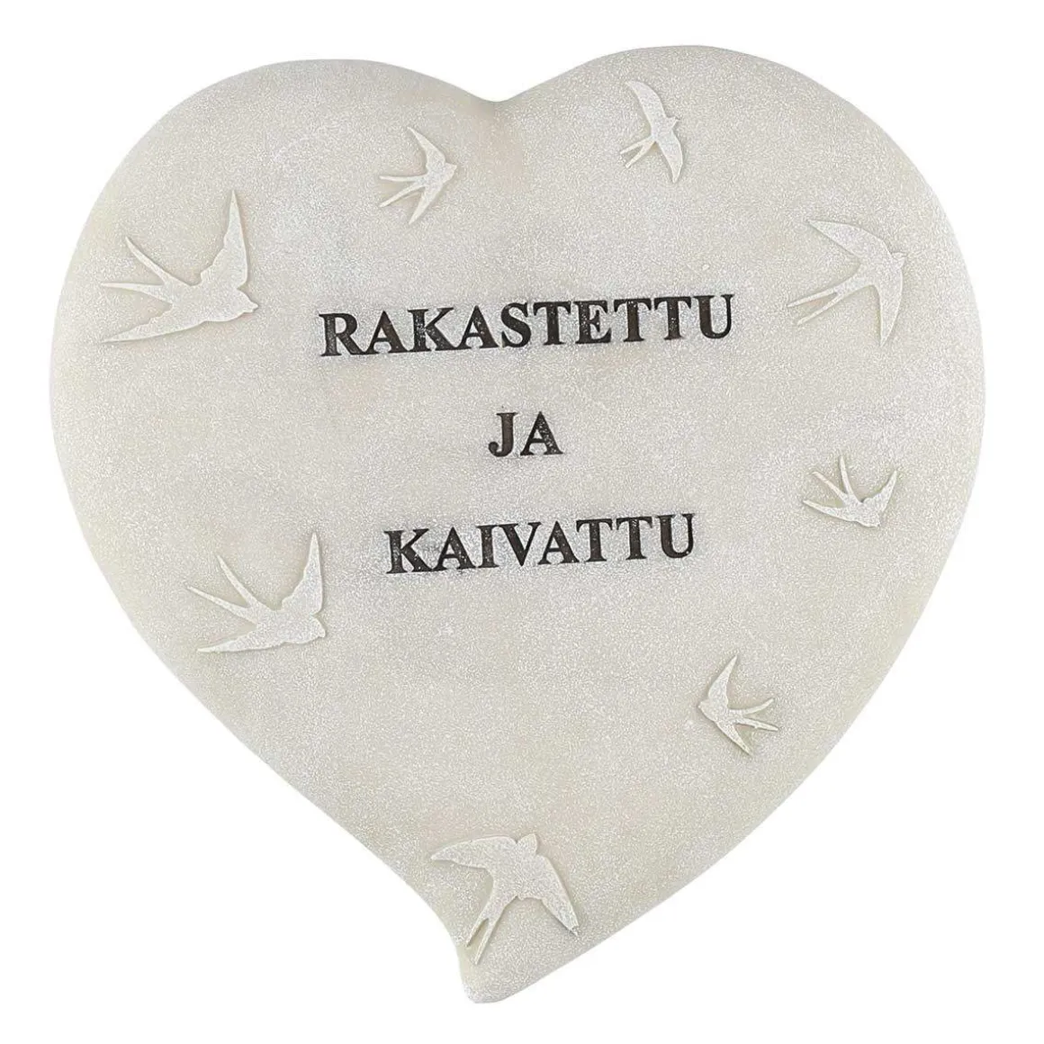 4LIVING PUUTARHAPATSAS SYDÄN TEKSTILLÄ RAKASTETTU JA KAIVATTU L