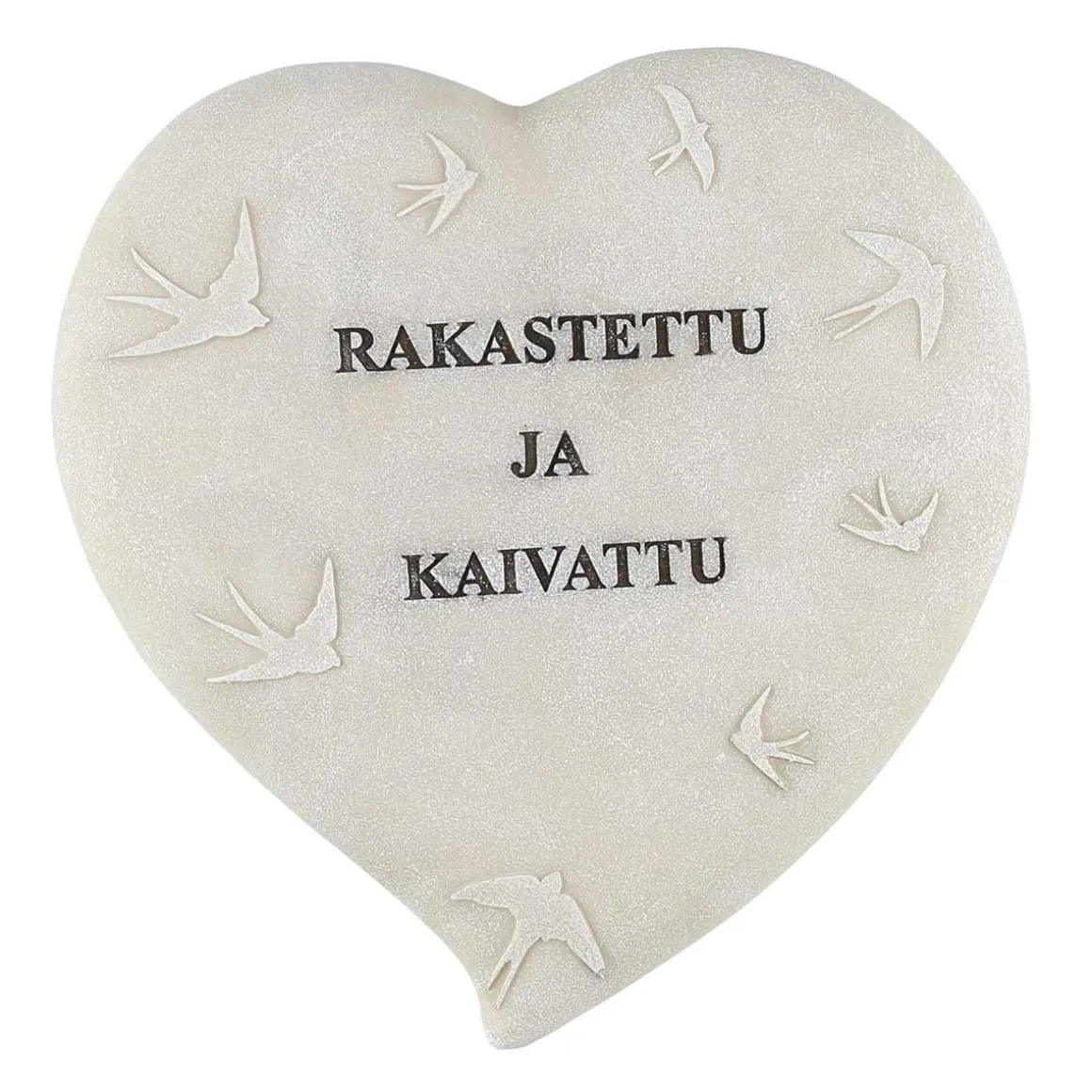 4LIVING PUUTARHAPATSAS SYDÄN TEKSTILLÄ RAKASTETTU JA KAIVATTU L