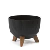 4LIVING RUUKKU ROMA LINE ECO JALALLINEN 33 CM MUSTA