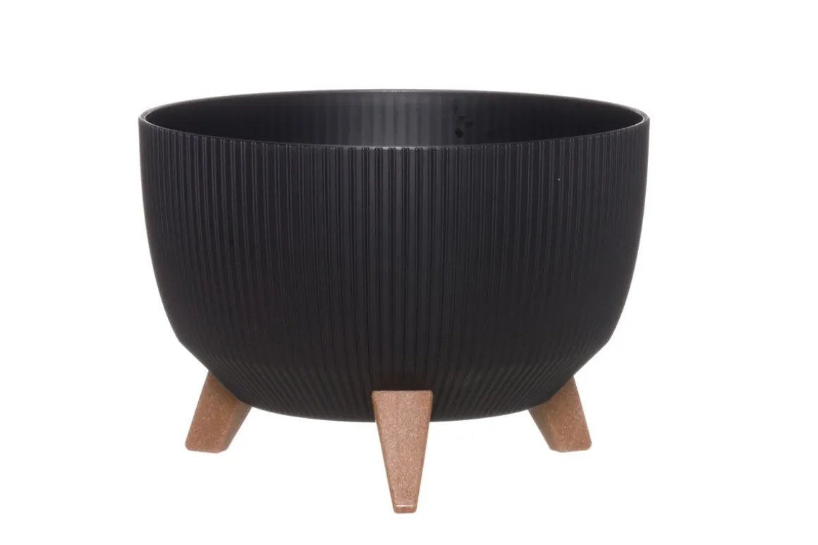 4LIVING RUUKKU ROMA LINE ECO JALALLINEN 33 CM MUSTA
