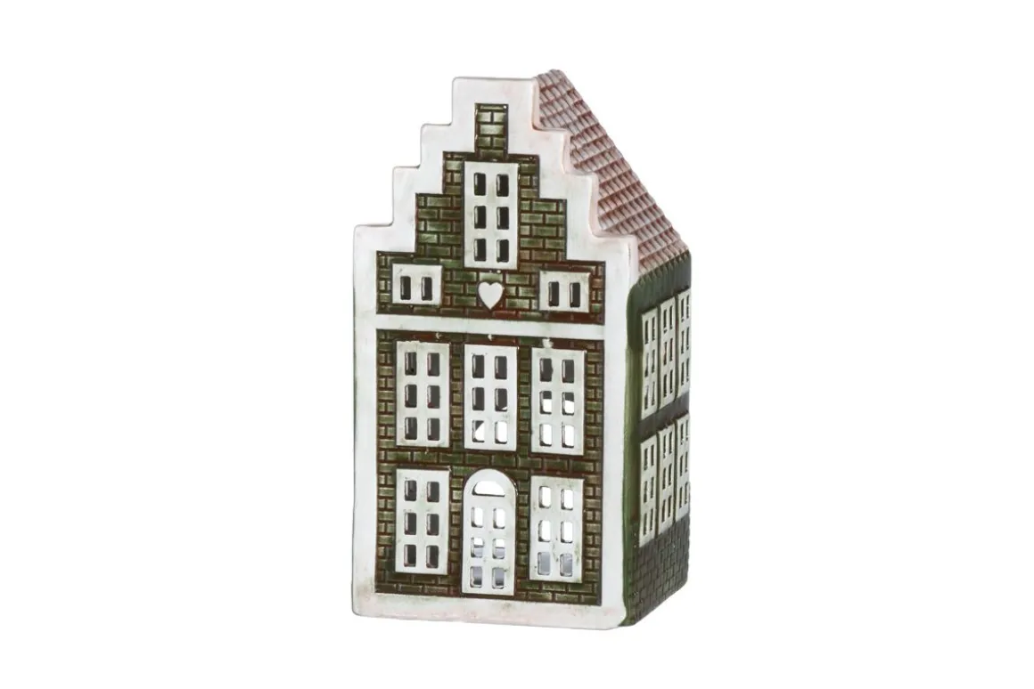 4LIVING TALOLYHTY AMSTERDAM VIHREÄ 16 CM