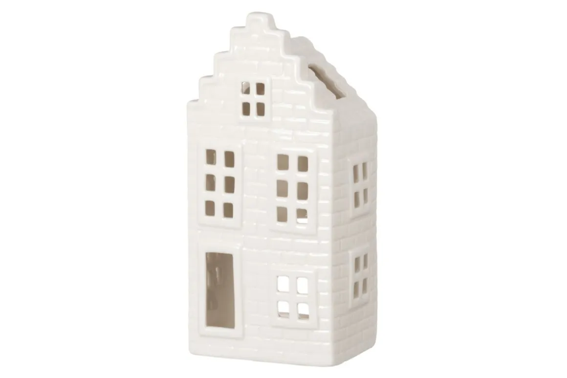 4LIVING TALOLYHTY COPENHAGEN VALKOINEN 18 CM