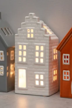 4LIVING TALOLYHTY COPENHAGEN VALKOINEN 18 CM
