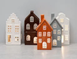 4LIVING TALOLYHTY COPENHAGEN VALKOINEN 18 CM