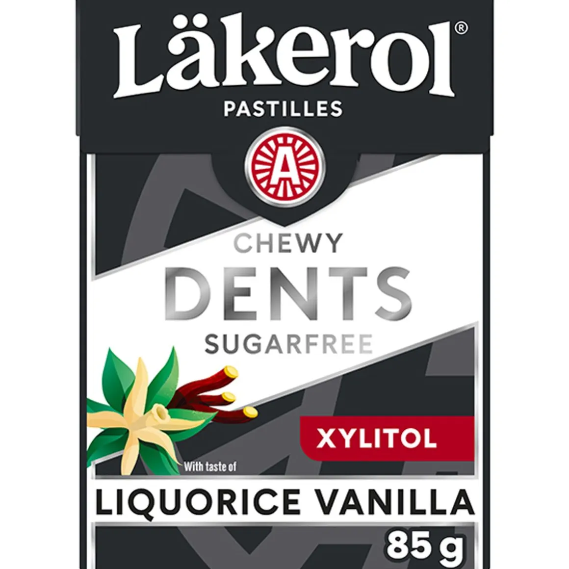 LÄKEROL DENTS LIQUORICE VANILLA 85 G