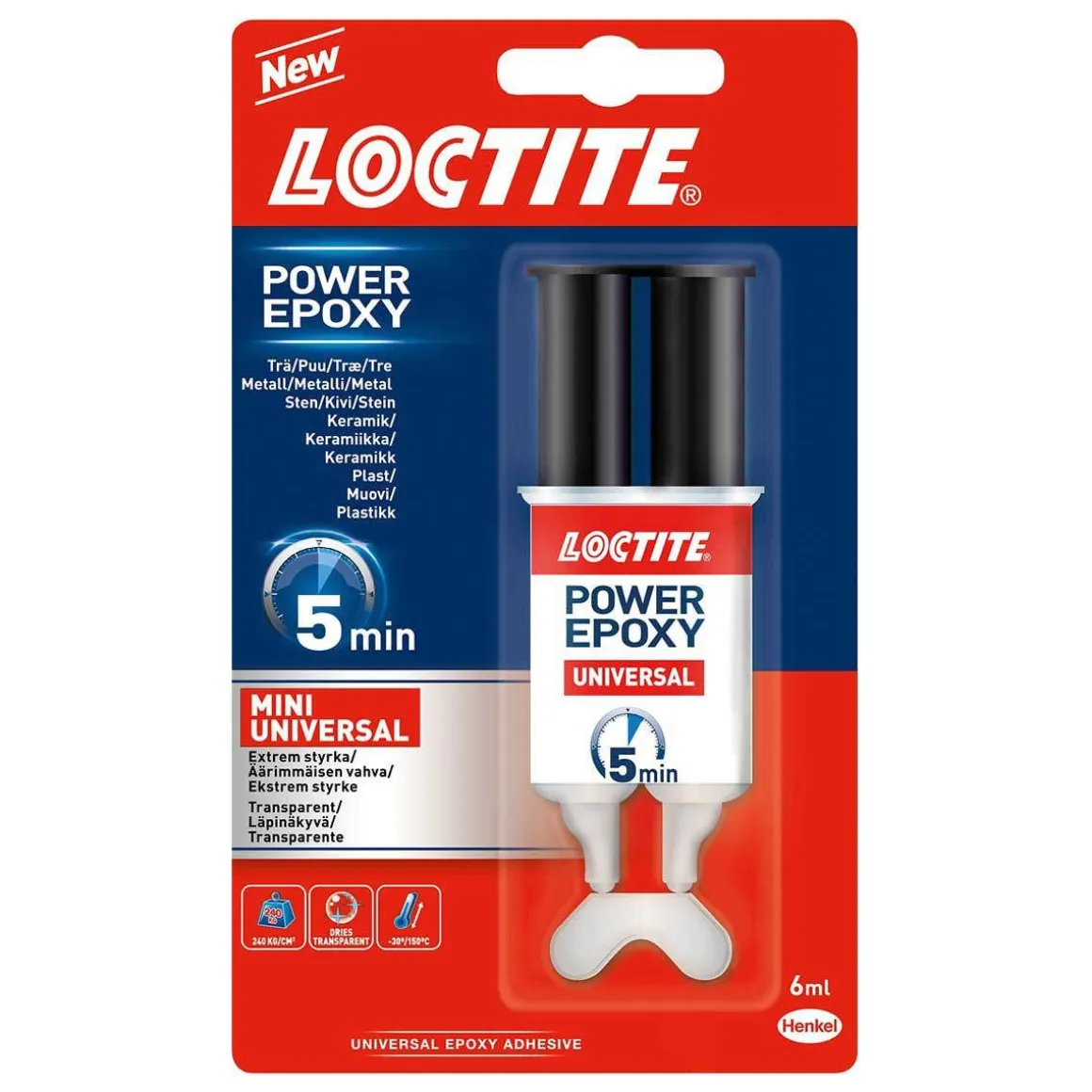 LOCTITE EPOKSILIIMA POWER EPOXY INSTANT MIX 16G/14ML 14 ML
