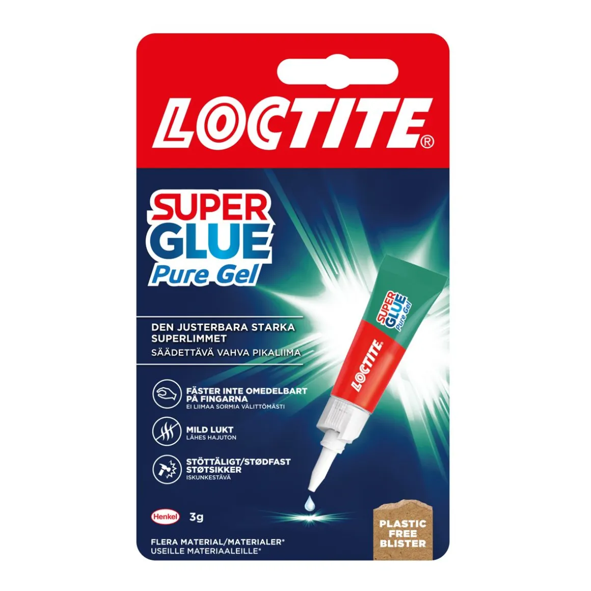 LOCTITE PIKALIIMA SUPER GLUE PURE GEL 3 G