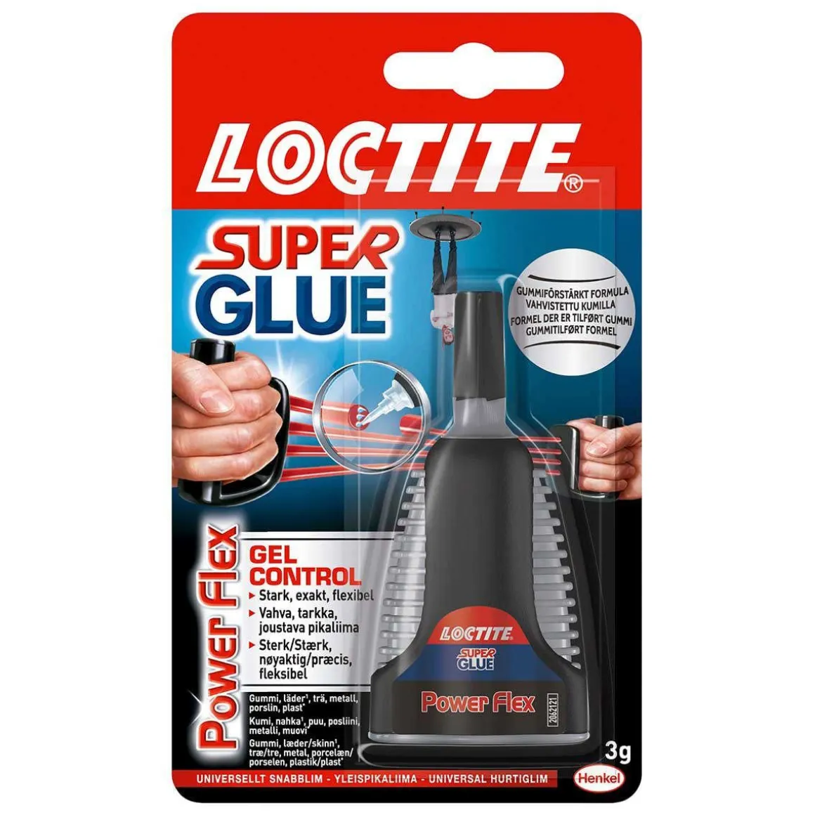 LOCTITE PIKALIIMA SUPER GLUE POWER GEL CONTROL 3 G