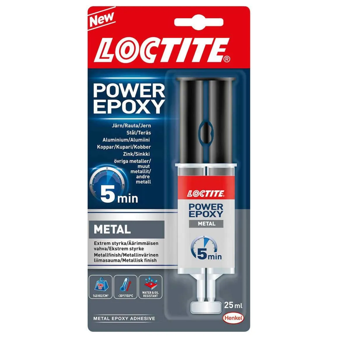LOCTITE EPOKSILIIMA POWER EPOXY METAL 25 ML
