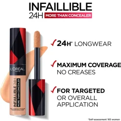 LOREAL INFAILLIBLE MORE THAN CONCEALER PEITEVOIDE 322 IVORY