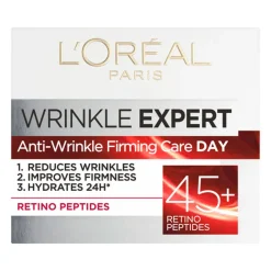 LOREAL WRINKLE EXPERT 45+ KOSTEUTTAVA JA KIINTEYTTÄVÄ PÄIVÄVO