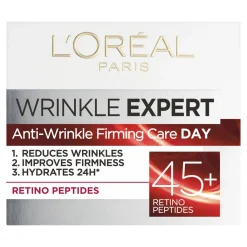 LOREAL WRINKLE EXPERT 45+ KOSTEUTTAVA JA KIINTEYTTÄVÄ PÄIVÄVO