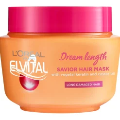 LOREAL ELVITAL DREAM LENGTH SAVIOR MASK HIUSNAAMIO PITKILLE, VA 300 ML