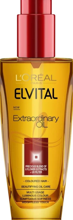LOREAL ELVITAL EXTRAORDINARY OIL HIUSÖLJY VÄRJÄTYILLE HIUKSILLE 100
