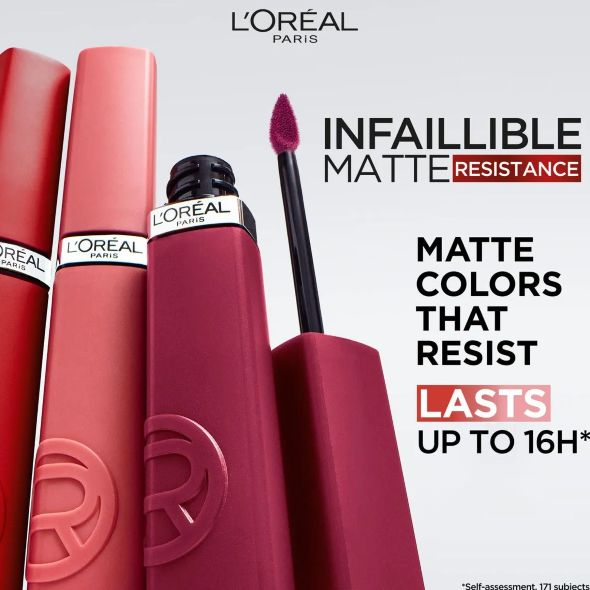 LOREAL INFAILLIBLE MATTE RESISTANCE 200 LIPSTICK & CHILL HUU