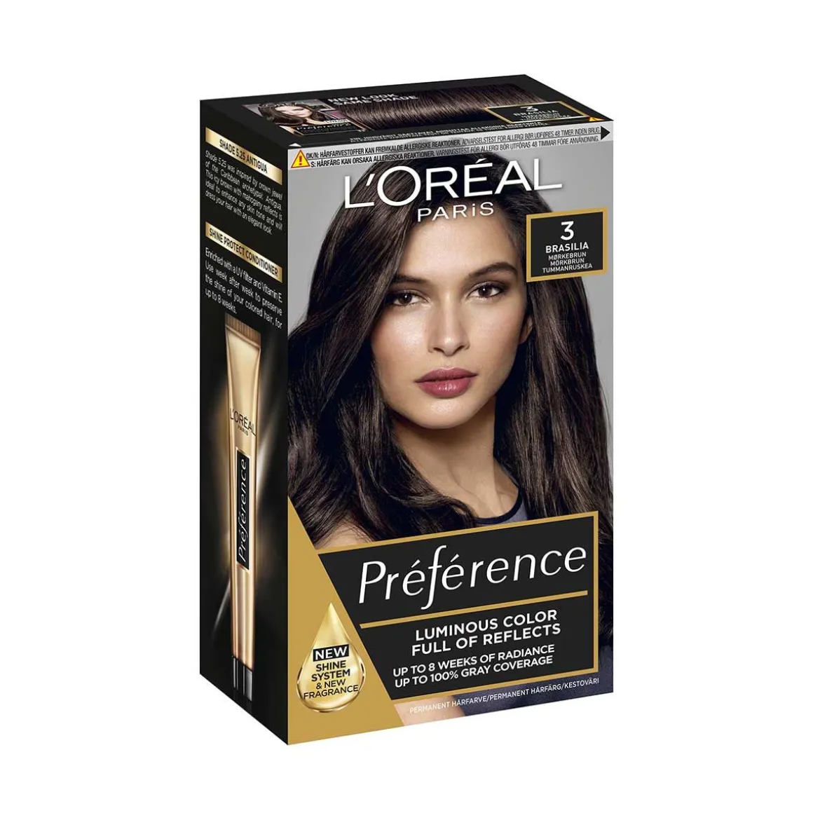 LOREAL PREFERENCE 3 BRASILIA DARK BROWN TUMMANRUSKEA KESTOVÄRI