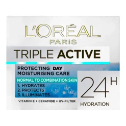 LOREAL TRIPLE ACTIVE KOSTEUTTAVA PÄIVÄVOIDE NORMAALILLE JA SEKA 50 M
