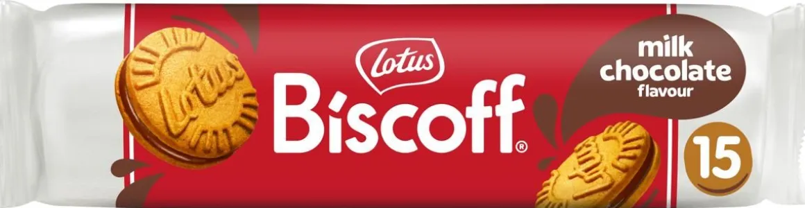 LOTUS BISCOFF MILK CHOCOLATE TÄYTEKEKSI 150 G