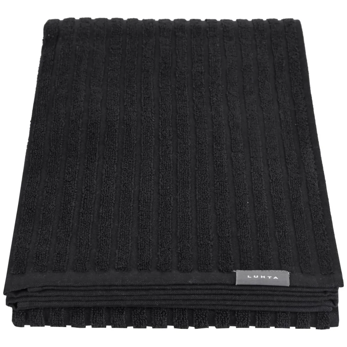 LUHTA HOME AALTO VIERASPYYHE 30X50CM MUSTA
