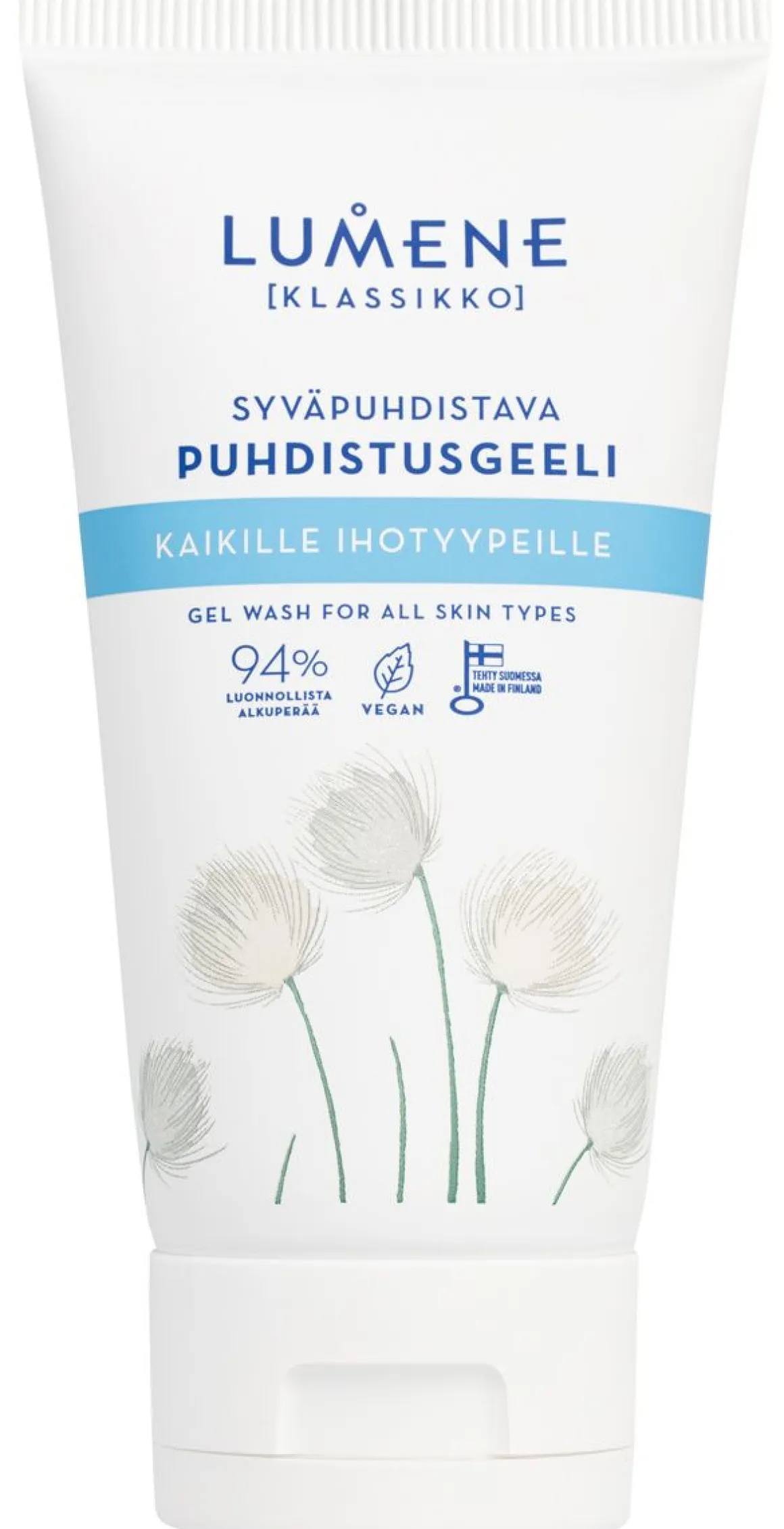 LUMENE KLASSIKKO SYVÄPUHDISTAVA PUHDISTUSGEELI 150 ML