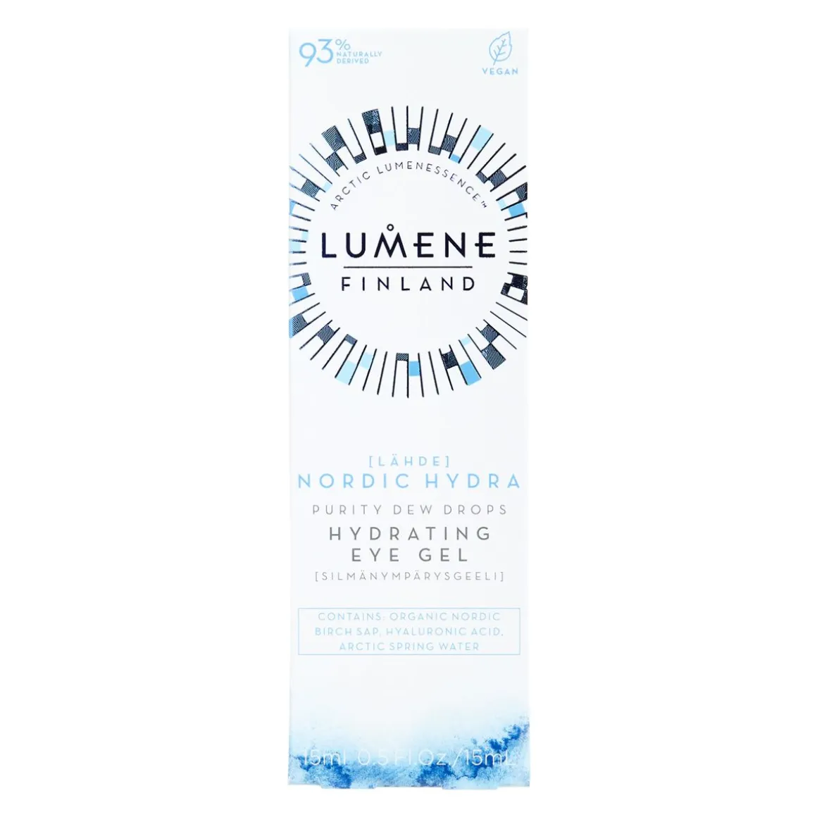 LUMENE LÄHDE TEHOKOSTEUTTAVA SILMÄNYMPÄRYSGEELI 15 ML