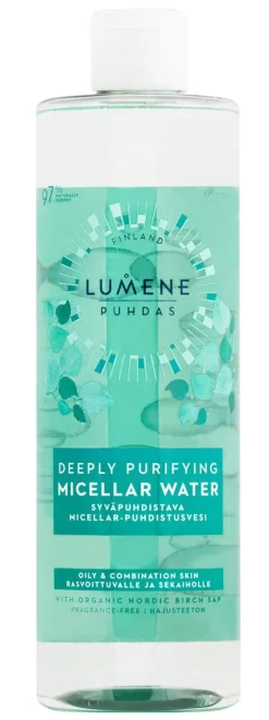 LUMENE PUHDAS SYVÄPUHDISTAVA MICELLAR-PUHDISTUSVESI 400 ML