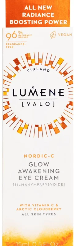 LUMENE VALO HELEYTTÄVÄ SILMÄNYMPÄRYSVOIDE 15 ML