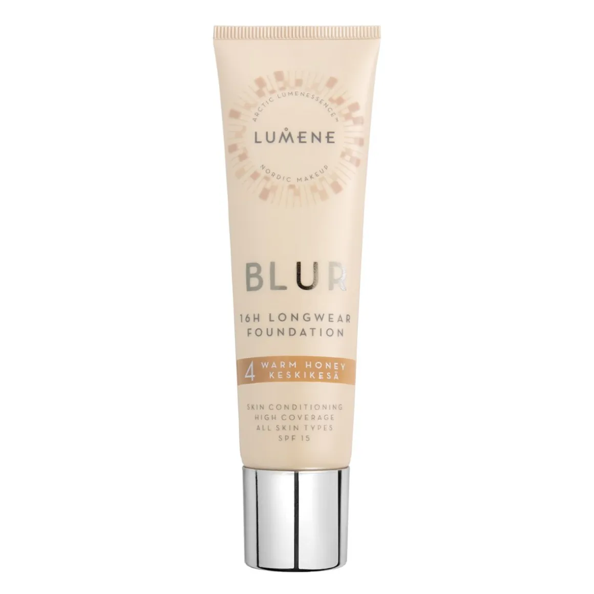 LUMENE BLUR PITKÄKESTOINEN MEIKKIVOIDE SK 15 4 KESKIKESÄ