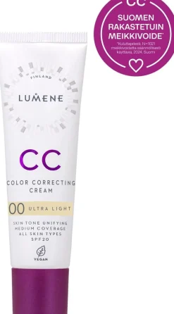 LUMENE CC COLOR CORRECTING MEIKKIVOIDE SK 20 ULTRA LIGHT