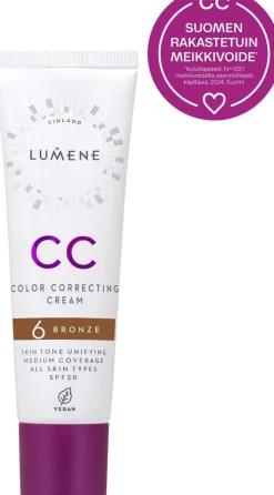 LUMENE CC COLOR CORRECTING MEIKKIVOIDE SK 20 BRONZE