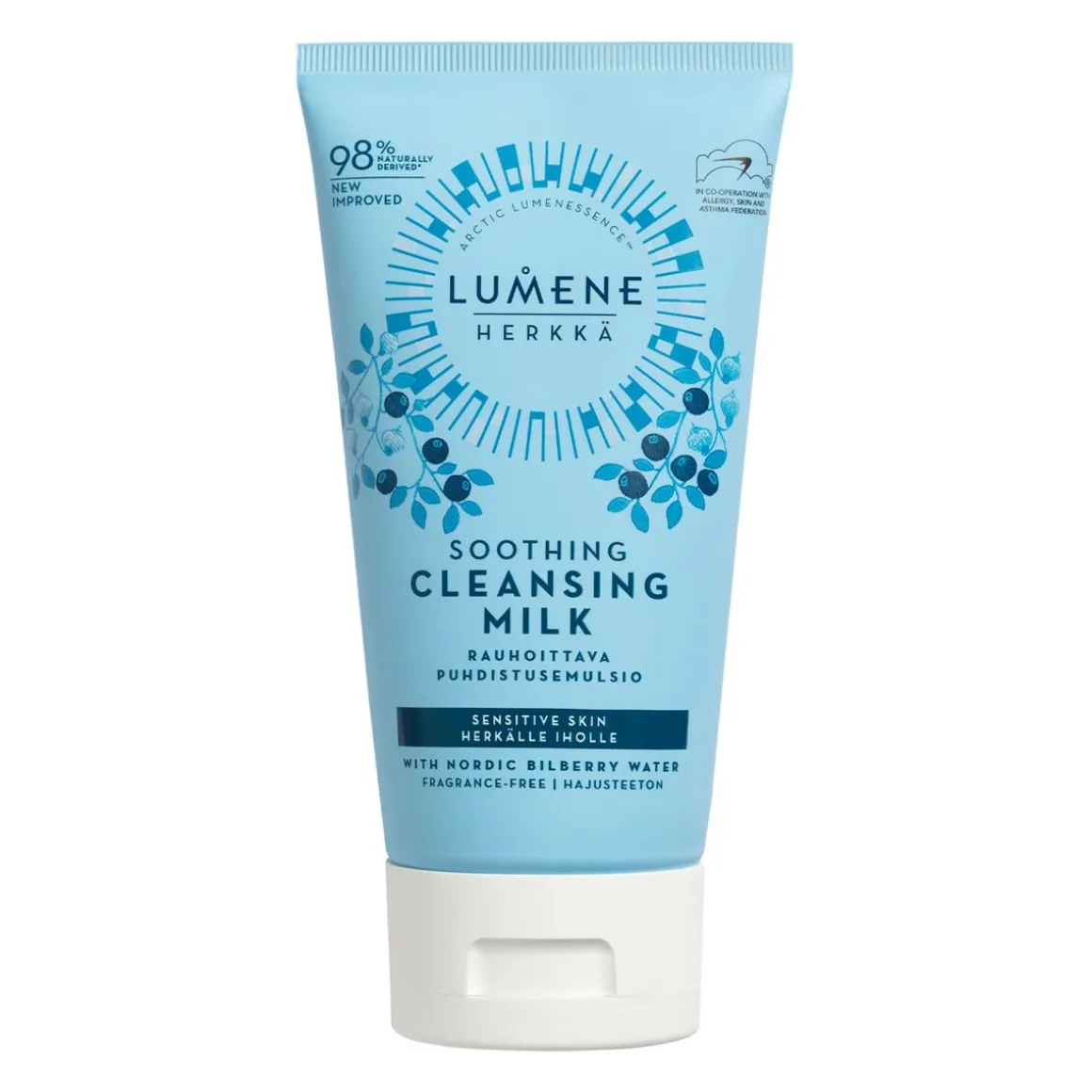 LUMENE HERKKÄ RAUHOITTAVA PUHDISTUSEMULSIO 150 ML