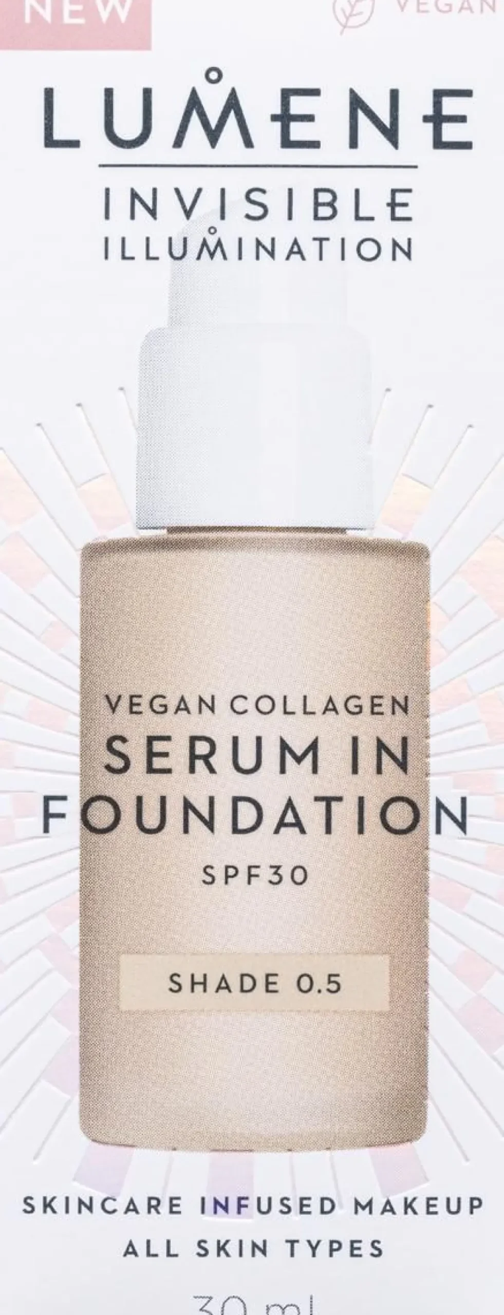 LUMENE INVISIBLE ILLUMINATION SEERUMIMEIKKIVOIDE SPF30 0.5 30 ML