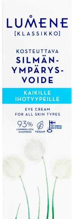 LUMENE KLASSIKKO KOSTEUTTAVA SILMÄNYMPÄRYSVOIDE 15 ML