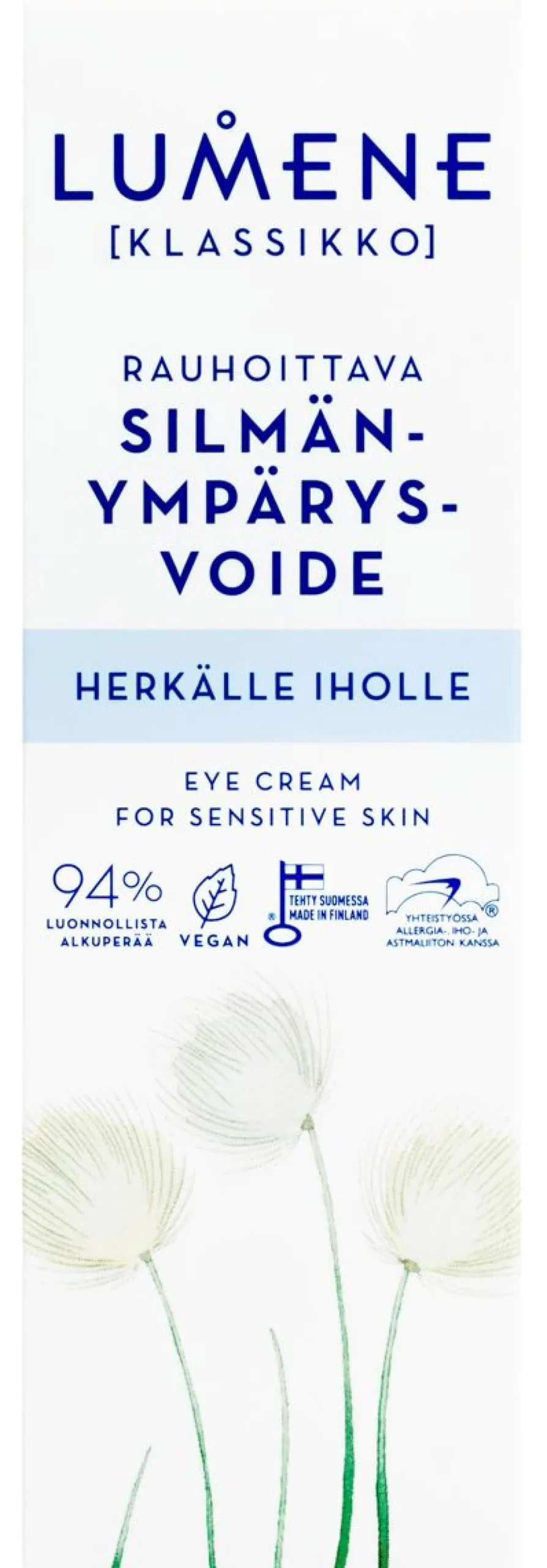 LUMENE KLASSIKKO RAUHOITTAVA SILMÄNYMPÄRYSVOIDE 15 ML