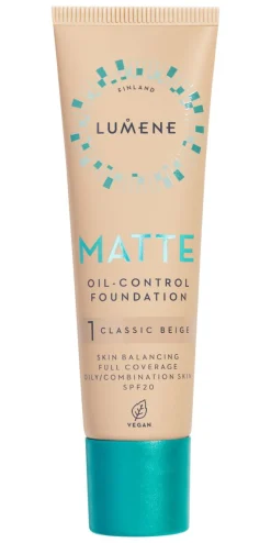 LUMENE MATTE OIL-CONTROL MATTAMEIKKIVOIDE SPF20 1 CLASSIC BE