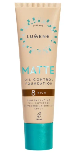 LUMENE MATTE OIL-CONTROL MATTAMEIKKIVOIDE SPF20 8 RICH