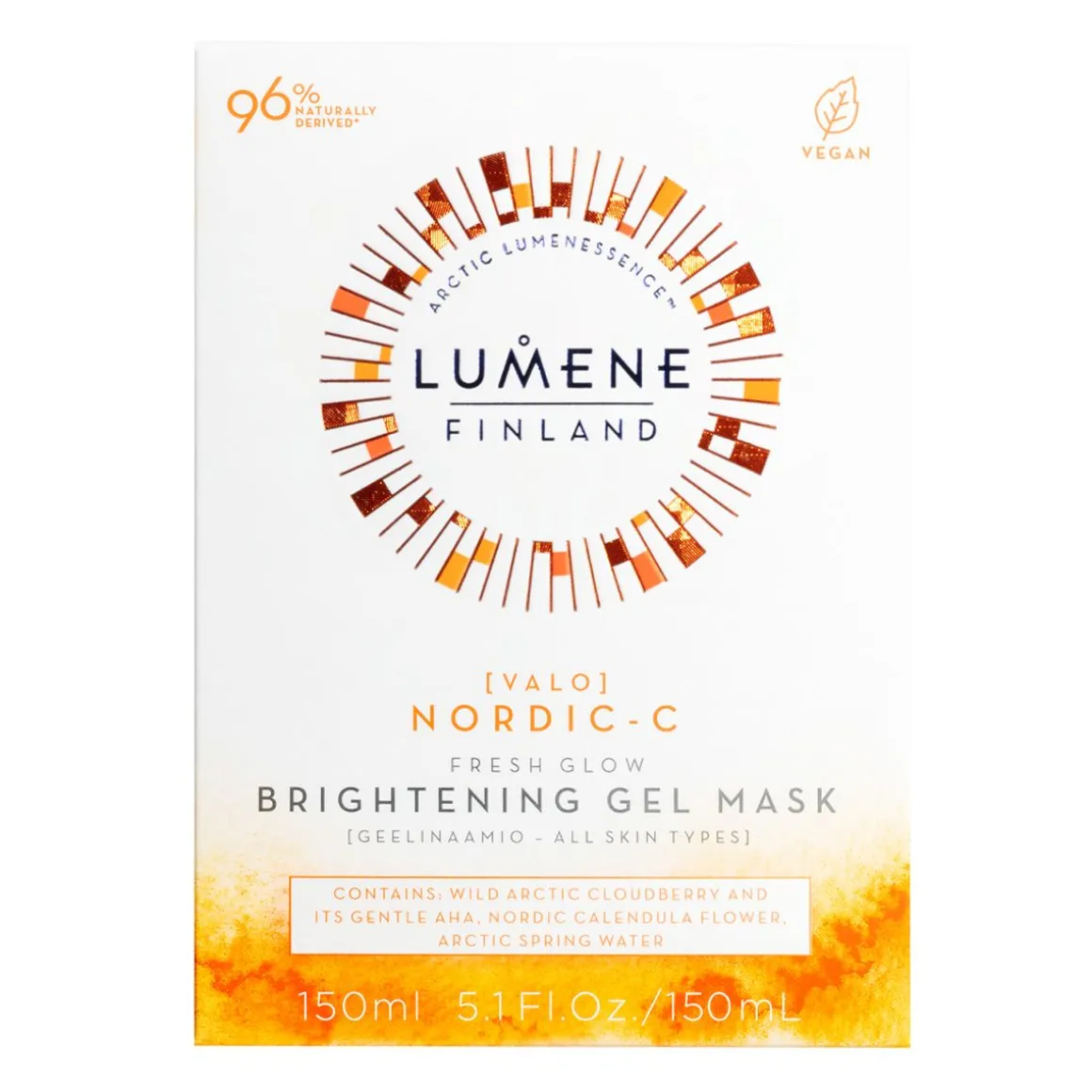 LUMENE VALO KIRKASTAVA GEELINAAMIO 150 ML
