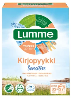 LUMME KIRJOPYYKKI SENSITIVE PYYKINPESUJAUHE 1,12 KG