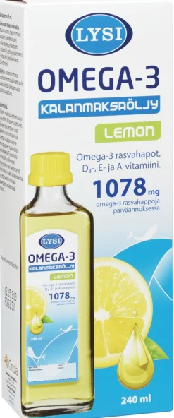 LYSI OMEGA-3 KALANMAKSAÖLJY 240 ML