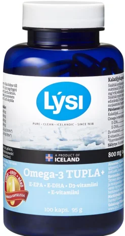 LYSI OMEGA-3 TUPLA + 100 KPL