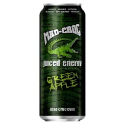 MAD-CROC JUICED ENERGY GREEN APPLE TLK 500 ML