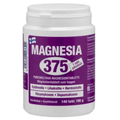 MAGNESIA 375MG 140 KPL