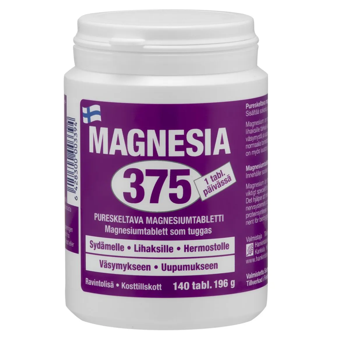 MAGNESIA 375MG 140 KPL