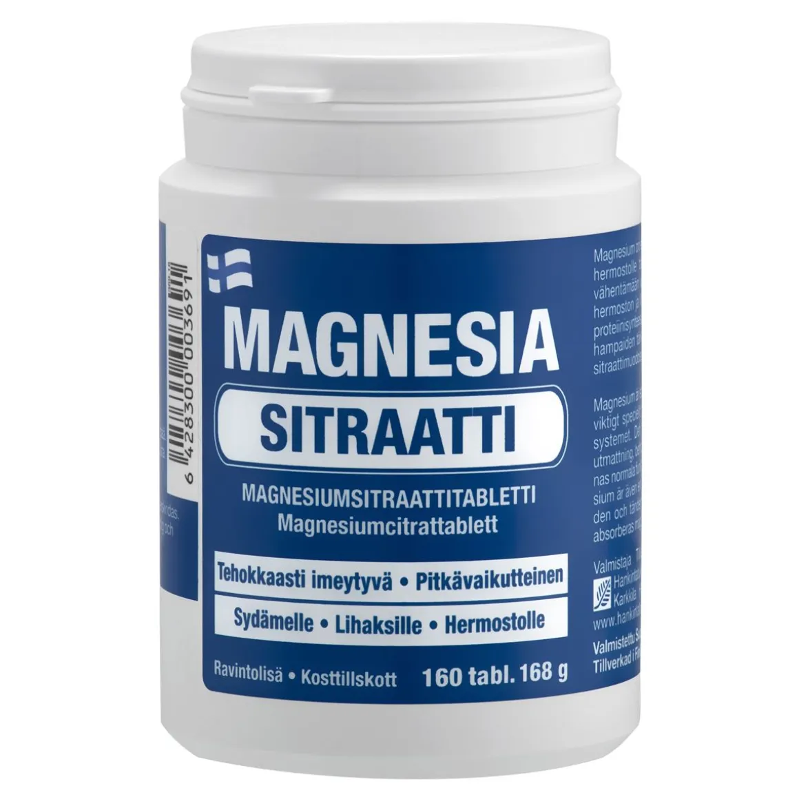MAGNESIA SITRAATTI 300 160 KPL