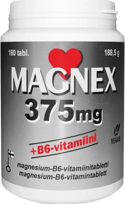 MAGNEX 375MG + B6 180 KPL