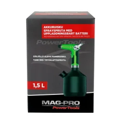 MAG-PRO TOOLS AKKURUISKU 1,5 LITRAN SÄILIÖLLÄ USB-LADATTAVA