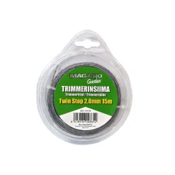 MAG-PRO GARDEN TRIMMERINSIIMA KIERRETTY, TWIN STOP 2,0 MM 15M