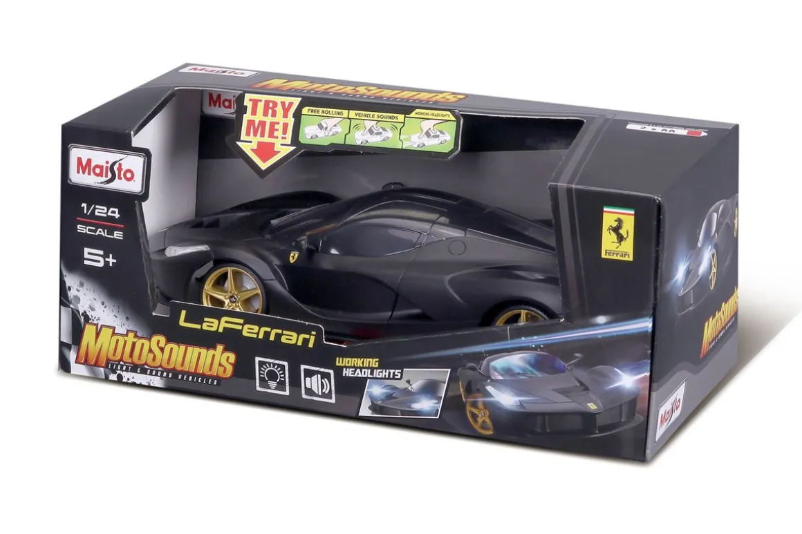 MAISTO MOTOSOUNDS AUTO 1:24 ÄÄNET JA VALOT LAJITELMA